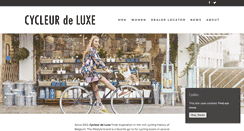 Desktop Screenshot of cycleurdeluxe.com